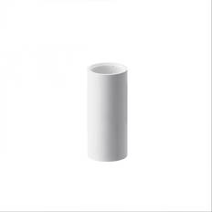 Cosmic Standing Toothbrush Holder with Stainless Steel White Finish