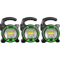 Green Camping Lights Tlily 3X Portable Work Lamp LED Lantern Waterproof Emergency Spotlight Rechargeable Floodlight for Outdoor Hiking,Green