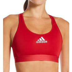 Adidas Red Bras adidas Women's Techfit Support Wireless Sports Bra in Power Red H18774 HerRoom.com