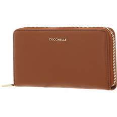 Coccinelle Metallic Soft Wallet - Cognac