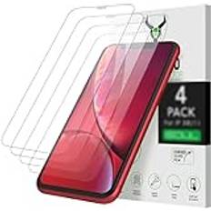 Isoul [2-Pack ] Screen Protector for iPhone 11 and iPhone XR 6.1-Inch, Tempered Glass Film, Film 9h HD 6.1-Inch iSOUL, [Case Friendly] [Easy Installation]