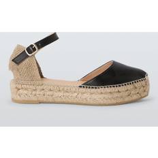 Leather Espadrilles John Lewis Keekie Leather Two Part Ankle Strap Flatform Espadrilles