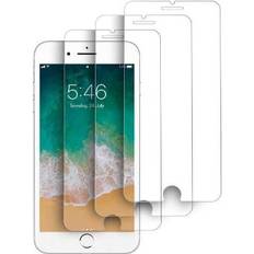 Apple iPhone 7/8 Skärmskydd Forever 3-pack Premium Skärmskydd härdat glas 9H till iPhone 6/7/8/SE