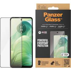 Motorola g24 PanzerGlass Ultra-Wide Fit Antibakterieller Displayschutz für das Motorola Moto G04 G24 G24 Power Transparent