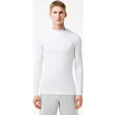 Lacoste Breathable T-shirts Lacoste Recycled Fiber Long-Sleeve Sports T-shirt White