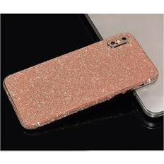 Apple iPhone 7 Plus/8 Plus Screen Protectors FoneFunShop For iPhone 8 Plus Rose Gold Glitter Bling Rear Glass Protector