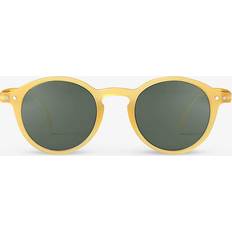 IZIPIZI Sunglasses IZIPIZI Yellow Honey Kids #D Junior Round-frame Semi-transparent Acetate 5-10 Years