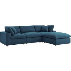 Furniture modway Commix Down-Filled Azure Sofa 35" 4pcs 4 Seater