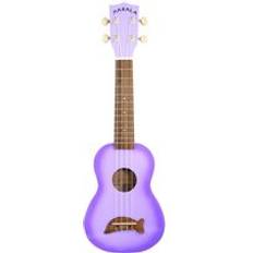 Pink Ukuleles Makala Kala Dolphin Soprano Ukulele Purple Burst