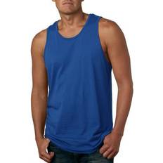 Next Level Men Tank Tops Next Level 3633 Men's Cotton Tank Top in Royal Blue Ringspun NL3633