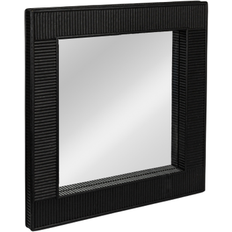 Bamboo Wall Mirrors Storied Home Bamboo Black Wall Mirror