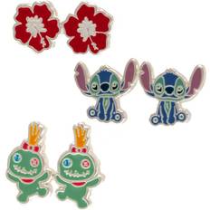 Lilo & Stitch Lilo & Stitch Plated Brass Earring Set