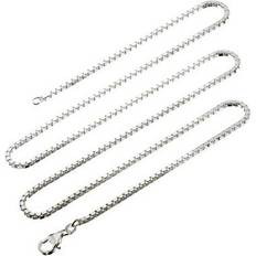 NKlaus real 925 sterling silver venetian silver chain silver chain 1.80 mm wide. Silver