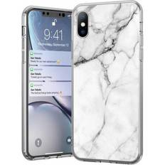 Huawei P30 Lite Mobilskal Wozinsky Wozinsky Marble TPU fodral till Huawei P30 Lite Vit