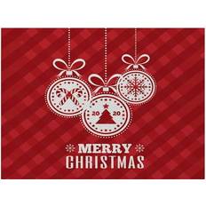 USYFAKGH Christmas Place Mat Red (32x21)