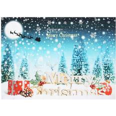 Photo Backgrounds Blue Elephant Christmas Photography Backdrop