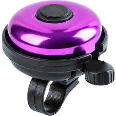 Bike Bells Xthuge Xthuge Classic Bike Bell, Aluminum Bicycle Bell, Loud Crisp Clear Sound Bicycle Bike Bell for Adults KidsPurple-Right Hand Use