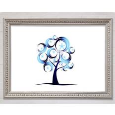 Ivy Bronx Tree Abstract Blue Bild 118.9x84.1cm