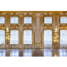 Photo Backgrounds Aofoto AOFOTO 10x7ft Luxurious Palace Backdrop for Photography Retro European Aristocratic Castle Noble Royal Interior Golden Hall Photography Background Girls Adult Travel Portrait Photo Booth Studio Props