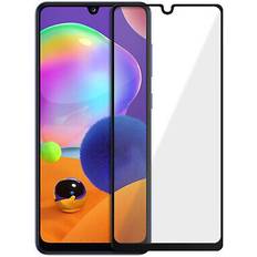 Protectores de Pantalla Avizar Cristal Templado 9h Biselado Para Samsung Galaxy A31 Marco Negro