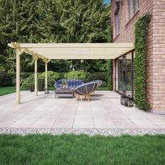 Garden & Outdoor Environment Mounted Double Premium Pergola 3 Posts