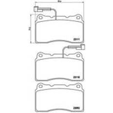 Friction Breaking Brembo Prime Brake Pad Set