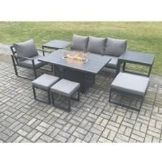 Garden & Outdoor Furniture Fimous Aluminium 8 Pieces Garden Outdoor Lounge Set