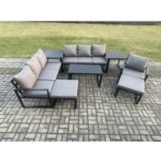 Garden & Outdoor Furniture Fimous Aluminium 8 Pieces Garden Outdoor Lounge Set