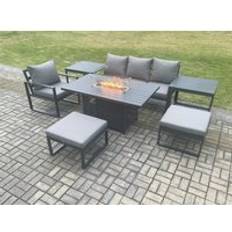 Garden & Outdoor Furniture Fimous Aluminium 7 Pieces Garden Outdoor Lounge Set