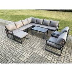 Garden & Outdoor Furniture Fimous Aluminium Corner Outdoor Lounge Set