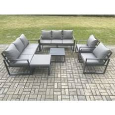 Garden & Outdoor Furniture Fimous Aluminium Garden Sofa Outdoor Lounge Set