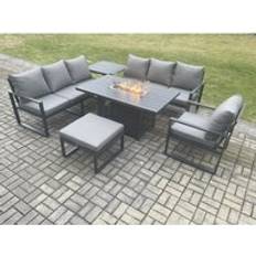 Garden & Outdoor Furniture Fimous Aluminium 6 Pieces Garden Outdoor Lounge Set