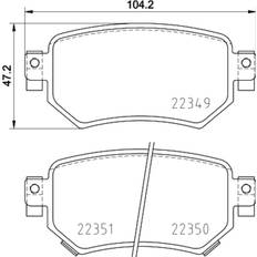 Mazda Brake System Brembo P 49 059 Brake Pad Set