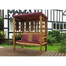 Charles Taylor Wooden Bramham 3 Seater Garden Arbour Seat