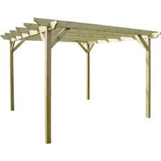 Green Pavilions Garden Pergola Wood L240 Light Green