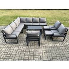 Garden & Outdoor Furniture Fimous Aluminium Garden Corner Outdoor Lounge Set