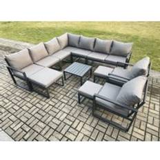 Garden & Outdoor Furniture Fimous Aluminium Garden Corner Outdoor Lounge Set