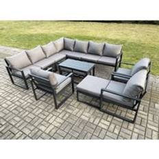 Garden & Outdoor Furniture Fimous Aluminium 13 Corner Outdoor Lounge Set