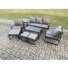 Garden & Outdoor Furniture Fimous Aluminium 8 Pieces Garden Outdoor Lounge Set