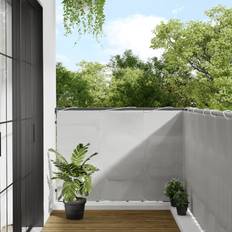 Balcony Protection vidaXL Balcony Screen Light Grey 120x400 cm