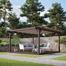 Garden & Outdoor Environment Double Garden Pergola and Decking Kit