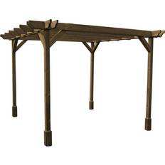 Garden & Outdoor Environment Double Premium Pergola Wood Rustic