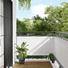 Balcony Protection vidaXL Balcony Screen White 75x800 cm Oxford