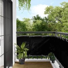 Balcony Protection vidaXL Balcony Screen 75 x 700 cm Black