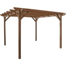 Garden & Outdoor Environment Garden Pergola Wood L420 Rustic