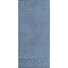 Zoffany Organic' Embroidered Bath Towel Blue