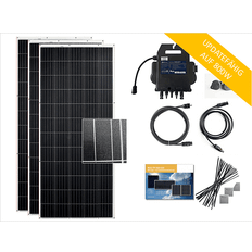 Solarmodule OSNATECH Balkonkraftwerk Mini-PV-Set Flex L-3 3x 310 W COMPLETE PLUS Balkon-Solaranlage