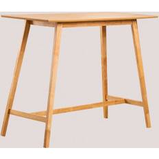 Sklum Haute Rectangulaire En Bois De Kerhen 140 x 60 cm Table Basse