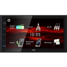 Dubbel DIN Båt- & Bilstereos JVC KW-M180DBT Bilmediaspelare