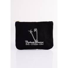 Wallets & Key Holders Carhartt WIP Canvas Graphic Safety Pin Embroidery/Black/White - Portemonnaie